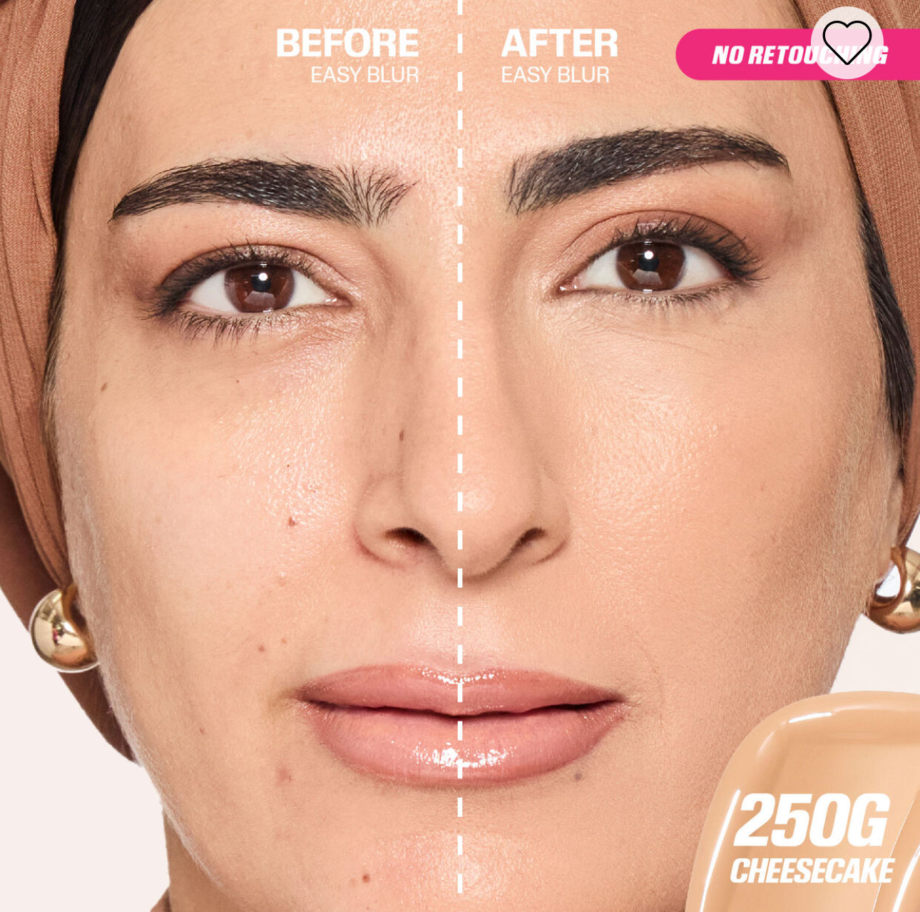 HUDA BEAUTY EASY BLUR FOUNDATION كريم الاساس من هدى بيوتي