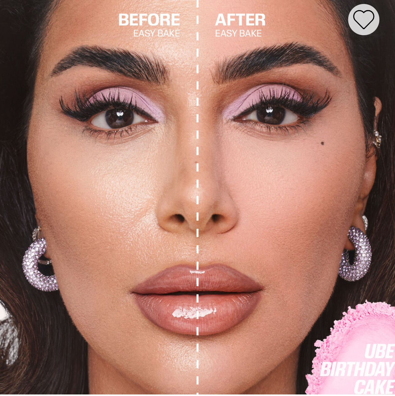 Huda Beauty Loose Powder UBE BIRTHDAY CAKE باودر تثبيت من هدى بيوتي