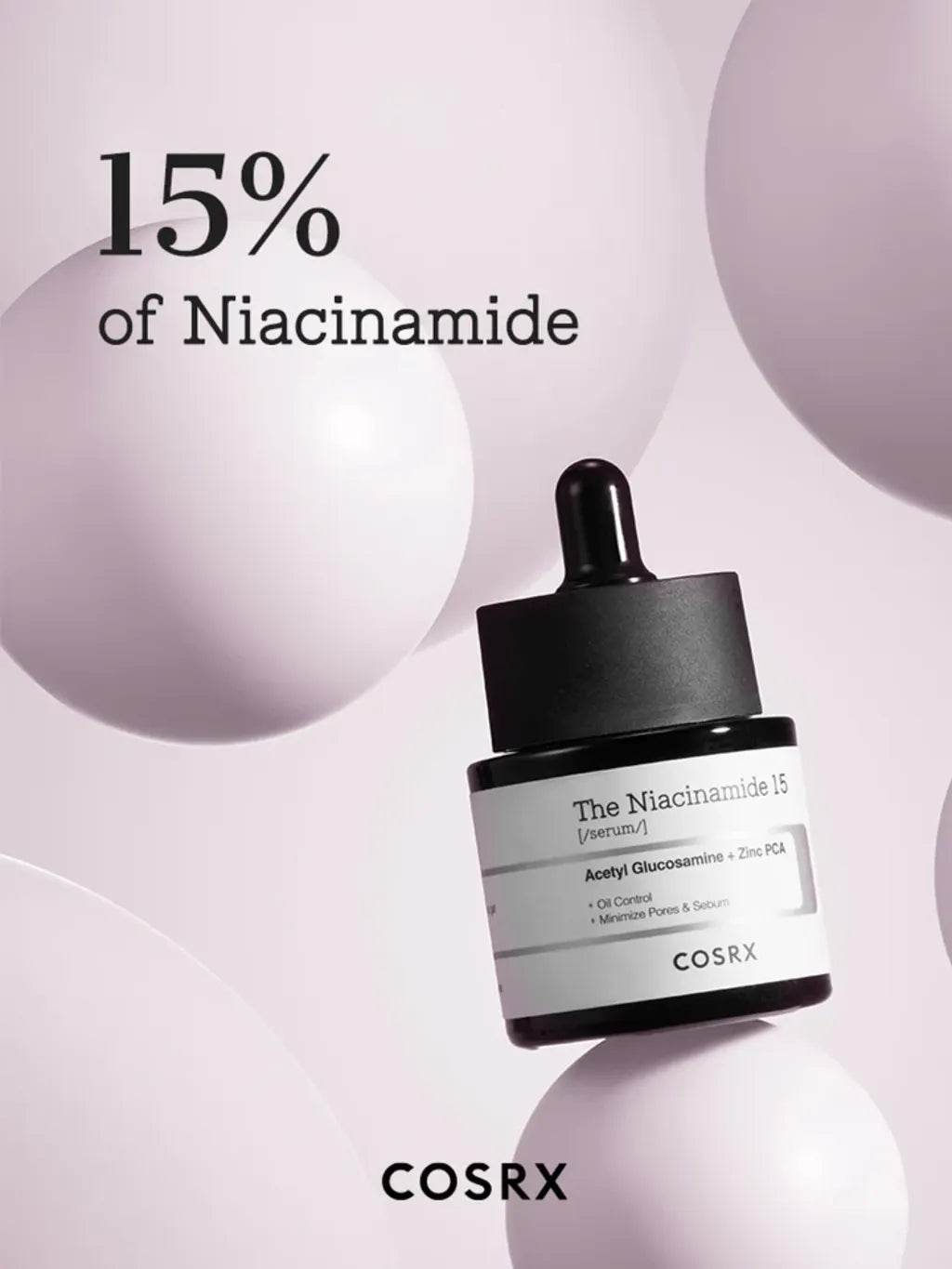 COSRX THE NIACINAMIDE 15% serum 20ml نياسينمايد ١٥٪ من كوزريكس