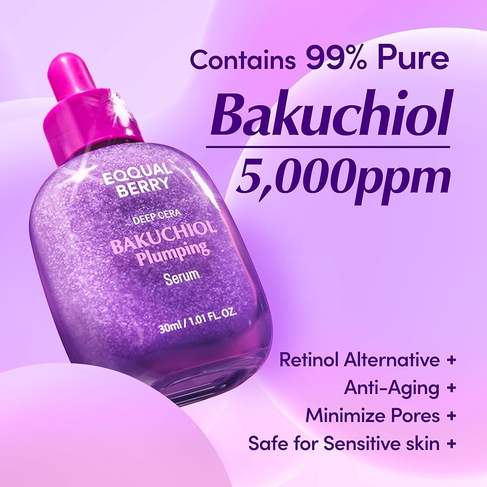 EQQUALBERRY Bakuchiol Plumping Serum سيروم باكوتشيول بديل الريتنول
