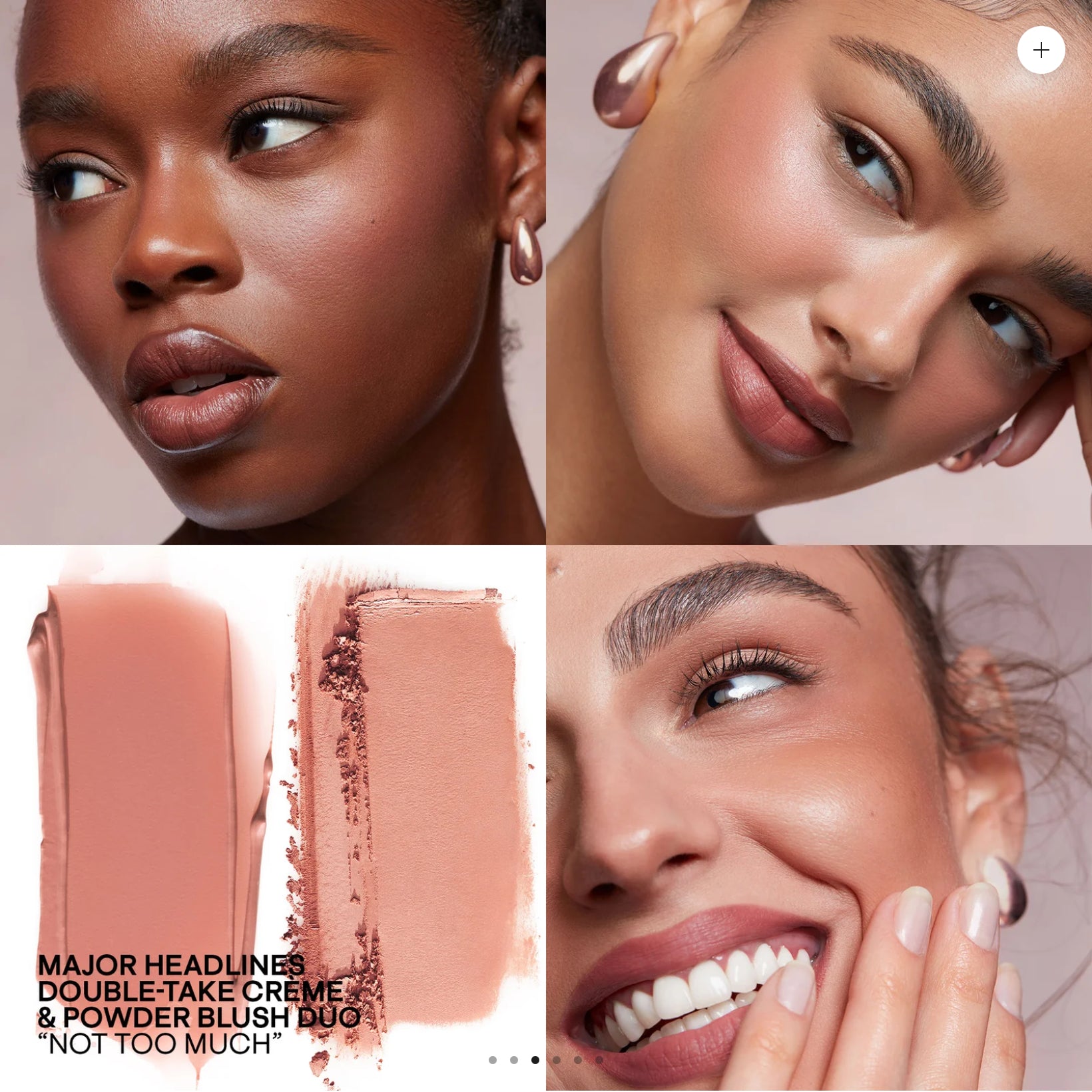 PATRICK TA MAJOR HEADLINES DOUBLE-TAKE CRÈME & POWDER BLUSH DUO طلاء الخدود الباودر والكريمي من باتريكتا
