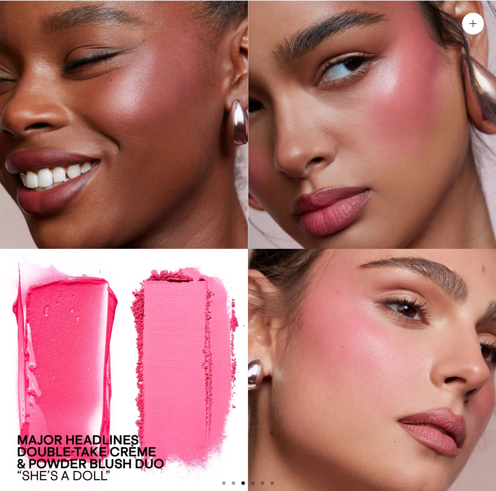 PATRICK TA MAJOR HEADLINES DOUBLE-TAKE CRÈME & POWDER BLUSH DUO طلاء الخدود الباودر والكريمي من باتريكتا