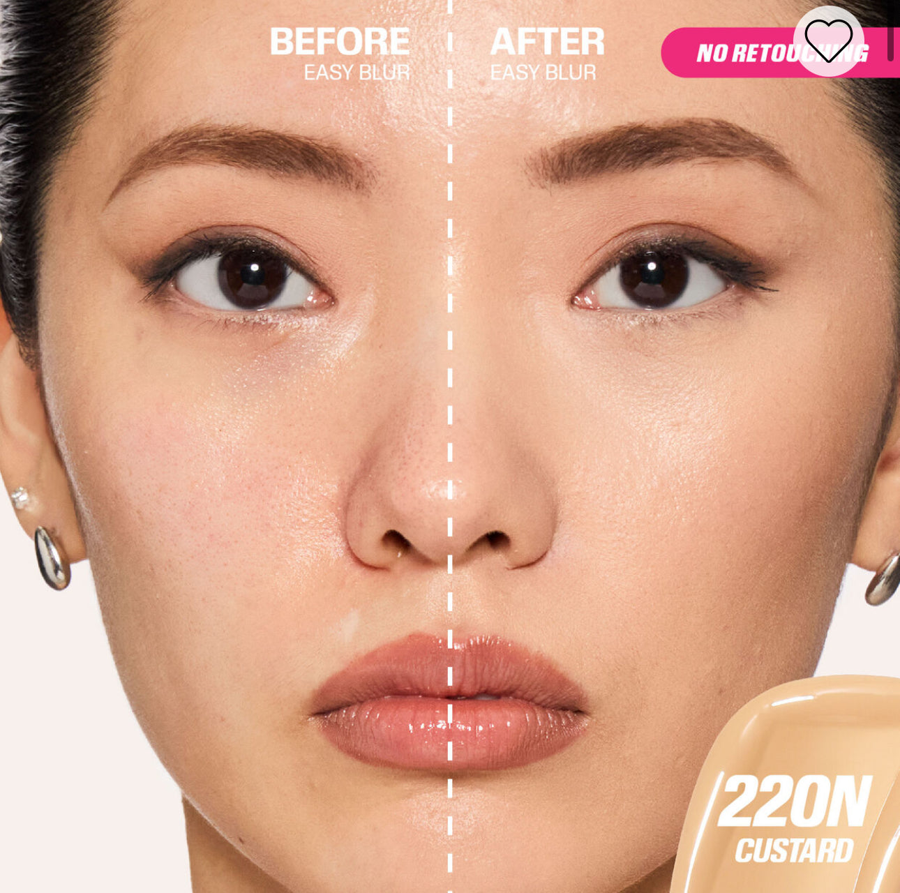 HUDA BEAUTY EASY BLUR FOUNDATION كريم الاساس من هدى بيوتي