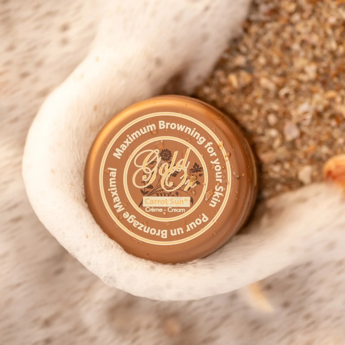 Carrot Sun Cream Gold 350ml كريم التسمير من كاروت