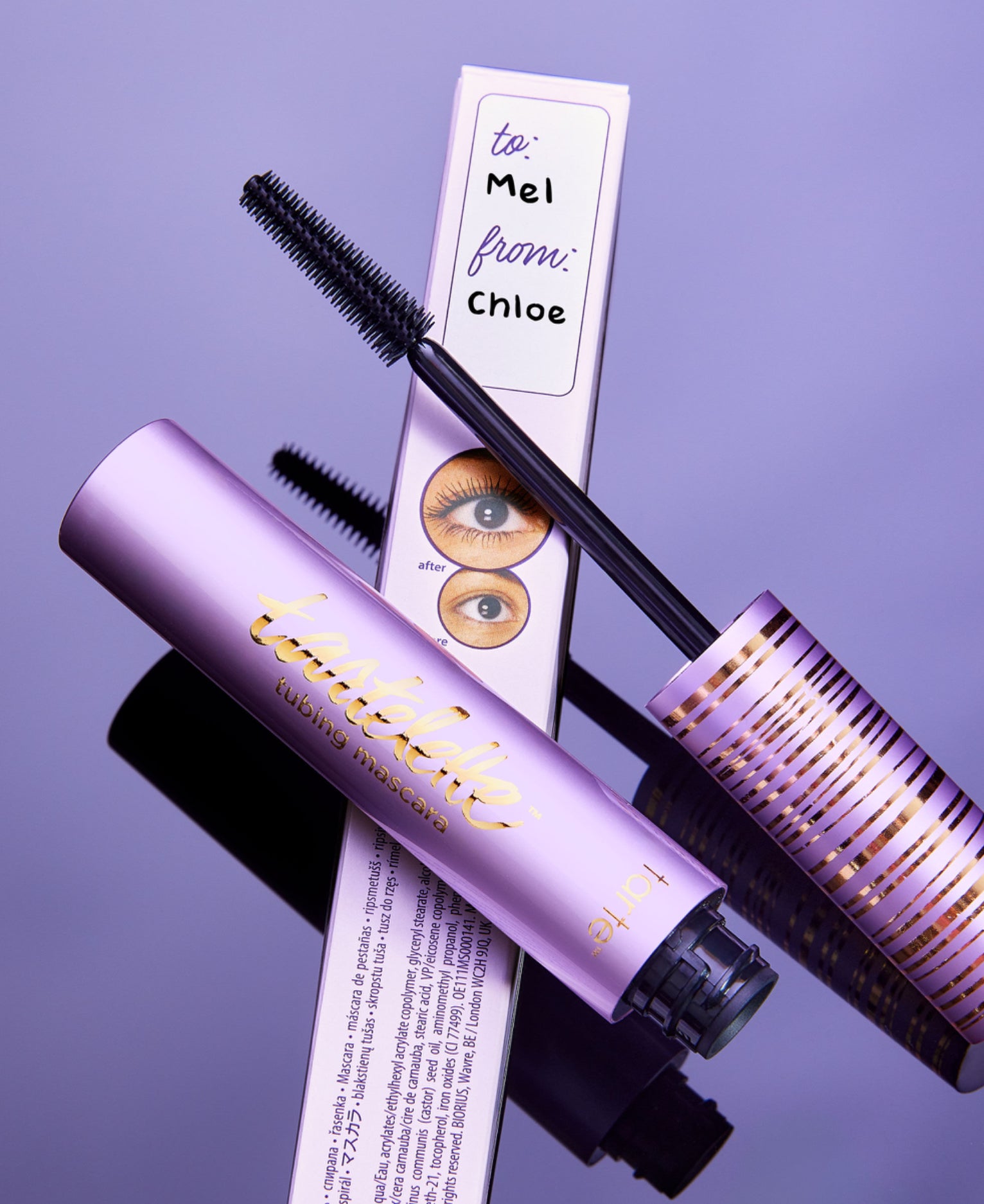 Tarte top hits mascara & liner quad مجموعة رسم العيون من تارت