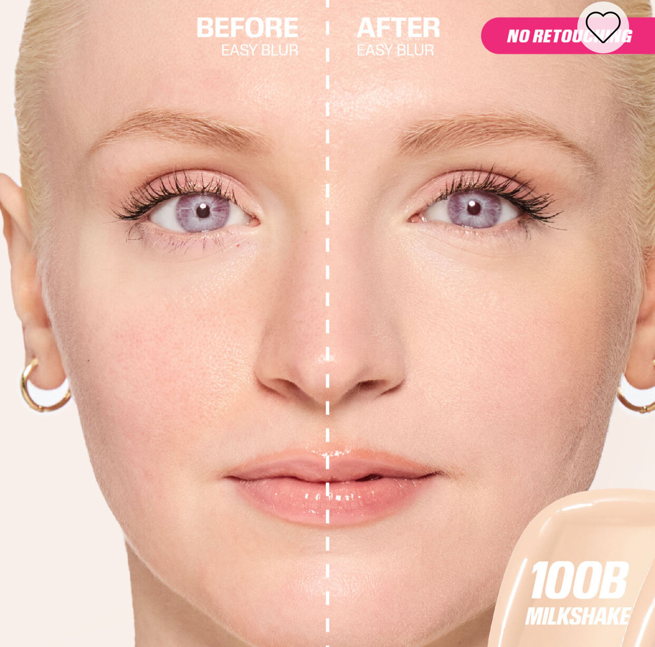 HUDA BEAUTY EASY BLUR FOUNDATION كريم الاساس من هدى بيوتي