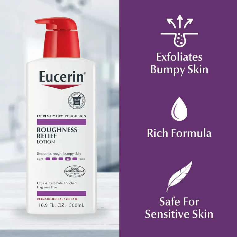Eucerin Roughness Relief Body Lotion لوشين يوسيرين لتخفيف خشونة البشرة