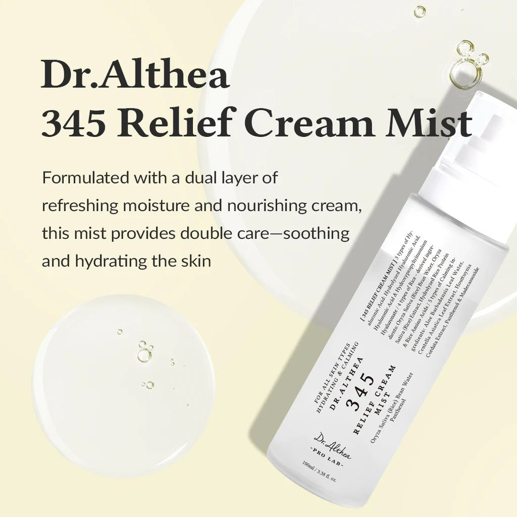 Dr. Althea 345 Relief Cream Mist 100ml رذاذ كريم الإغاثة 345