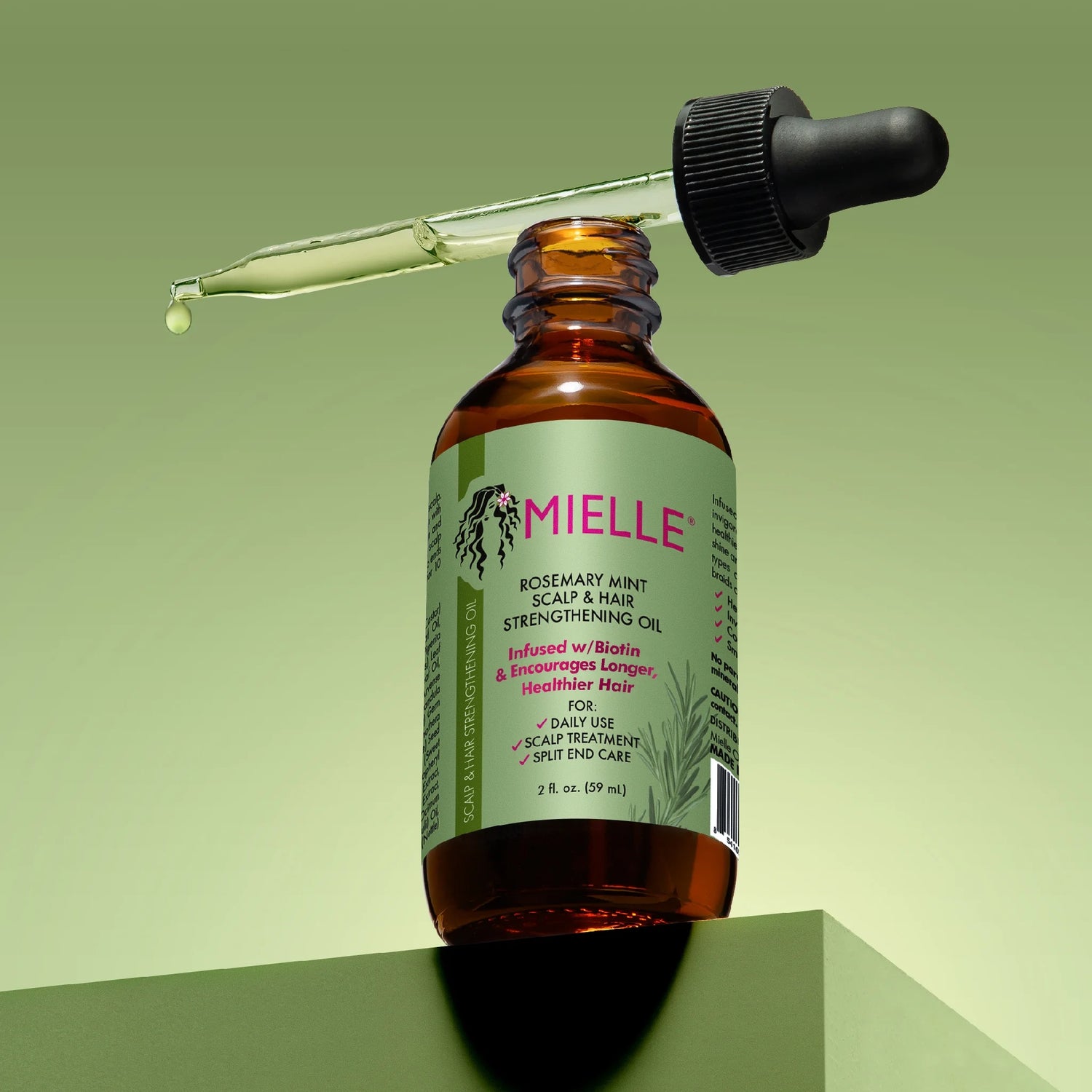Mielle Rosemary Mint Scalp & Hair Strengthening Oil زيت مييل بالروزماري