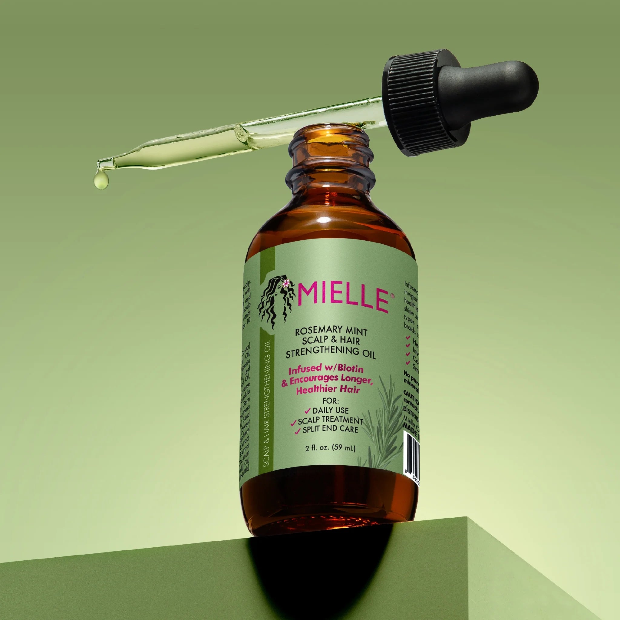 Mielle Rosemary Mint Scalp & Hair Strengthening Oil زيت مييل بالروزماري