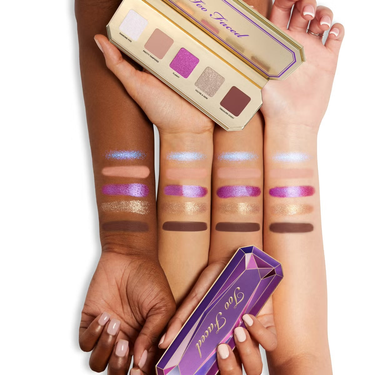 TOO FACED You’re a Gem| 3 Piece Eye Luxury Eye set مجموعة ظلال العيون والمسكارا من توو فيسد