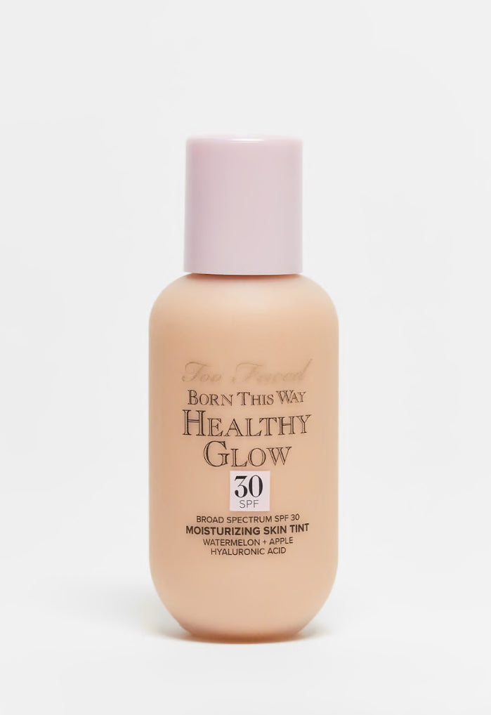 Too Faced Born This Way Healthy Glow SPF 30 Moisturizing Skin Tint Foundation كريم اساس يومي خفيف مع حماية من الشمس من توو فيسد