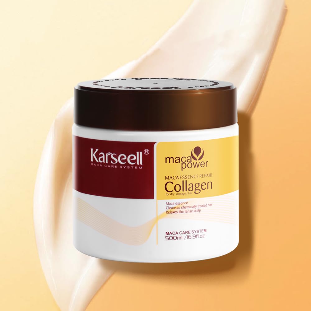 Karseell Maca Power Collagen Mask قناع الشعر من كراسيل