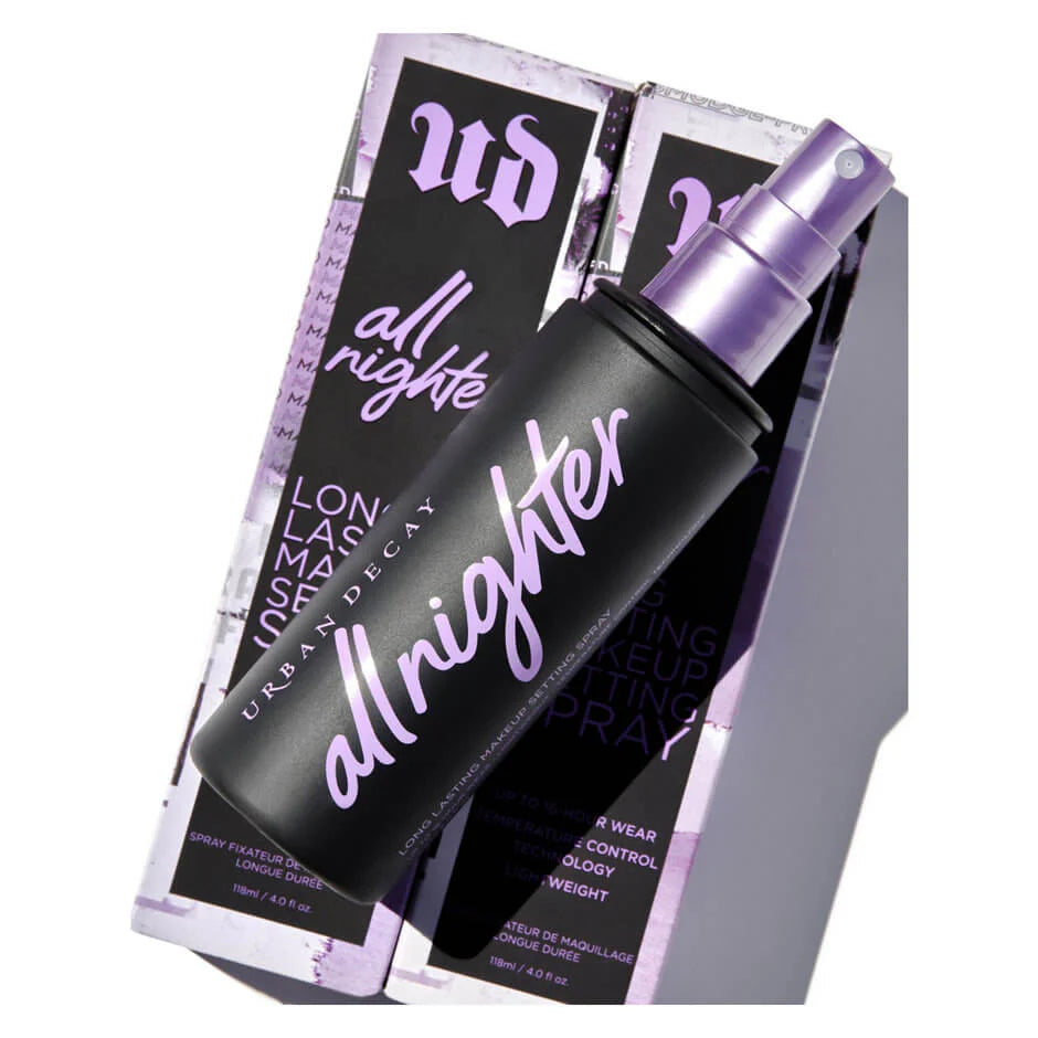 URBAN DECAY ALL NIGHTERبخاخ تثبيت المكياج طويل الأمد