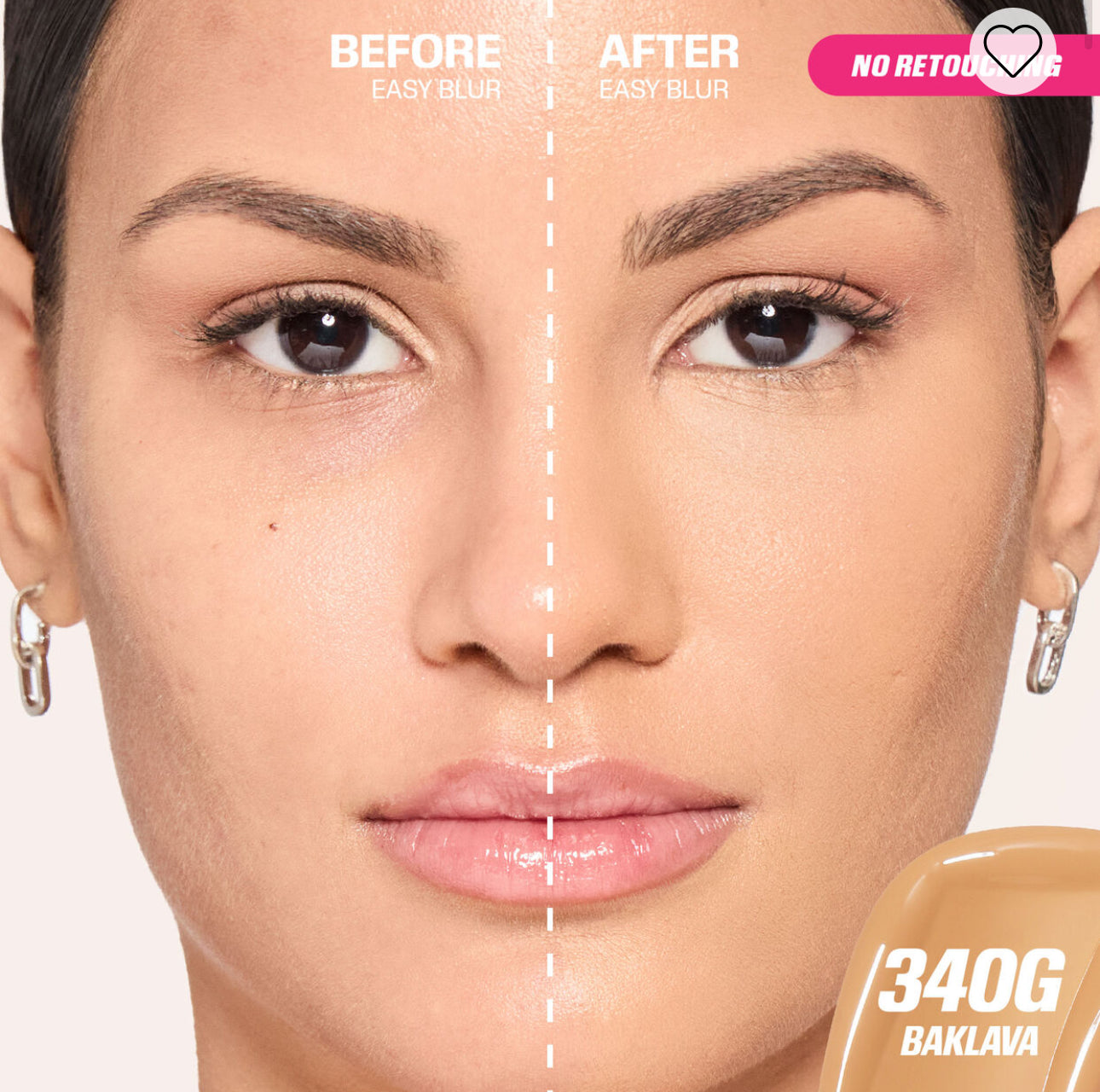 HUDA BEAUTY EASY BLUR FOUNDATION كريم الاساس من هدى بيوتي