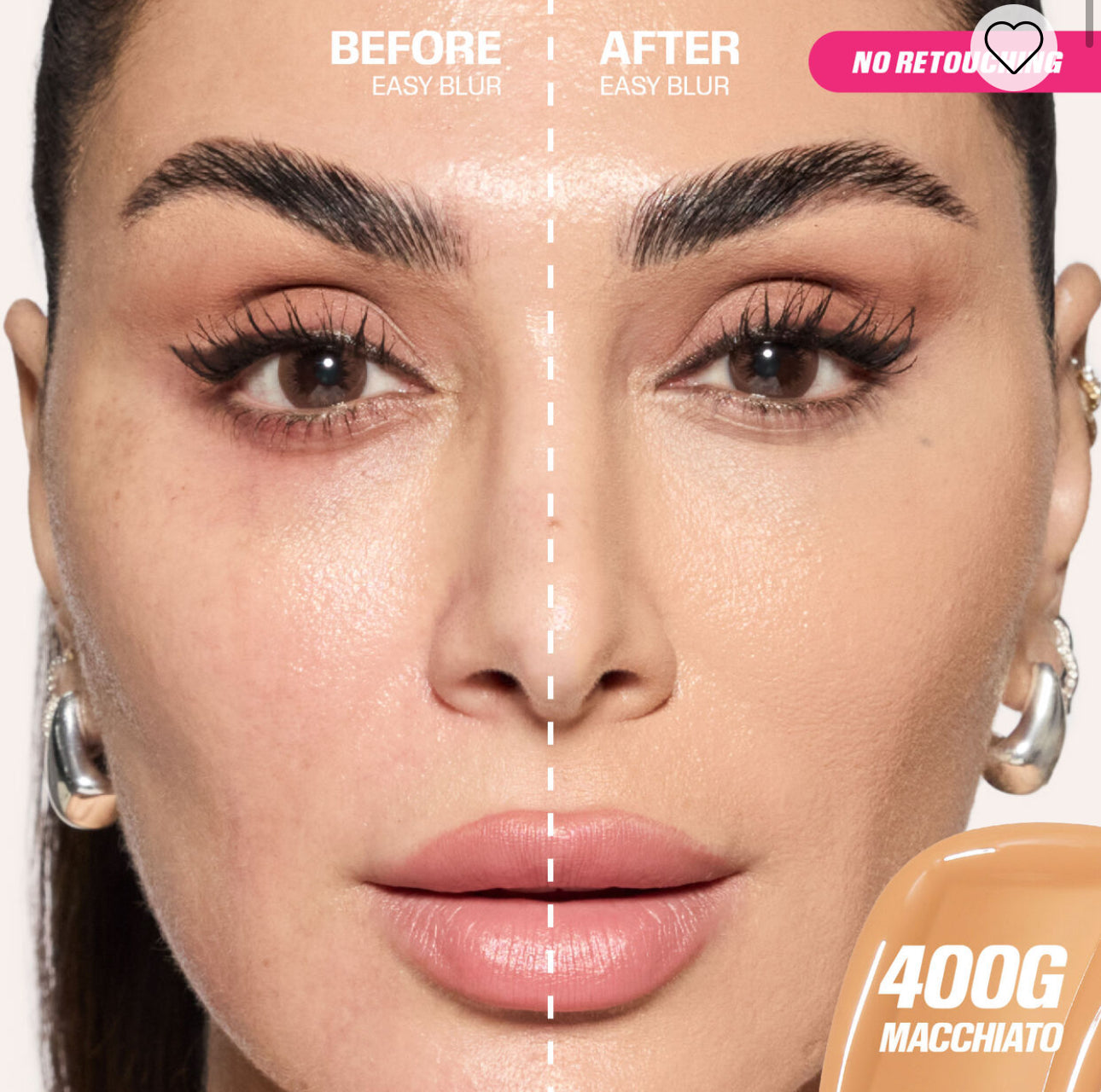 HUDA BEAUTY EASY BLUR FOUNDATION كريم الاساس من هدى بيوتي