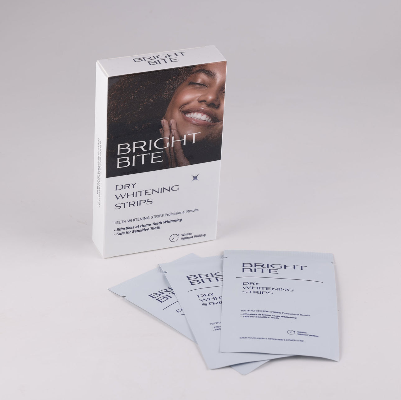 BRIGH BITE Teeth Whitening Strips شرائط تبييض الأسنان