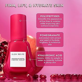 GLOW RECIPE Pomegranate peptide (FIRMING SERUM) 30ml سيروم الببتايد بالرمان من جلو ريسيبي