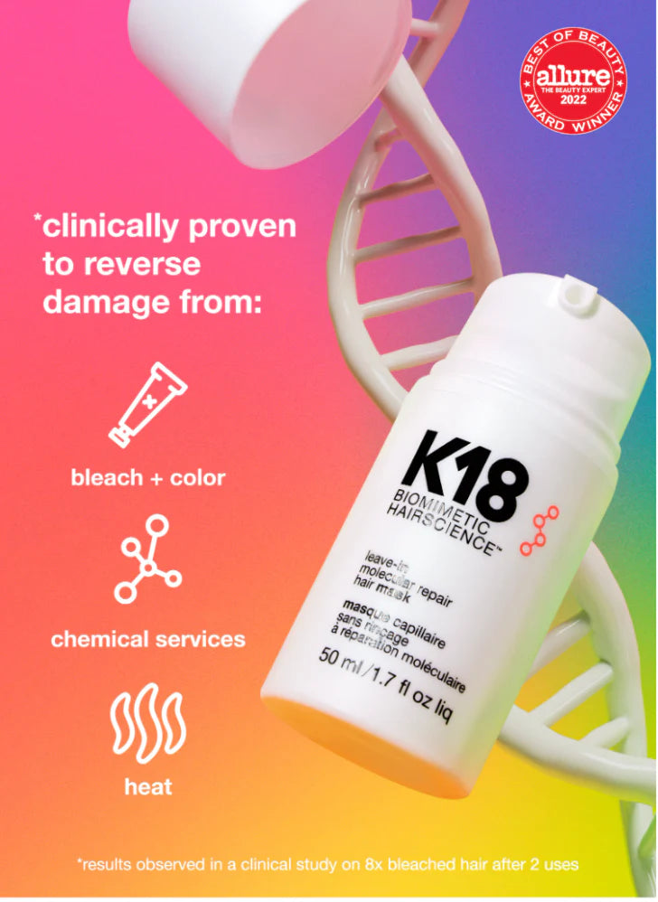 K18 Leave-In Molecular Repair Hair Mask ماسك الشعر المعالج والمرمم من