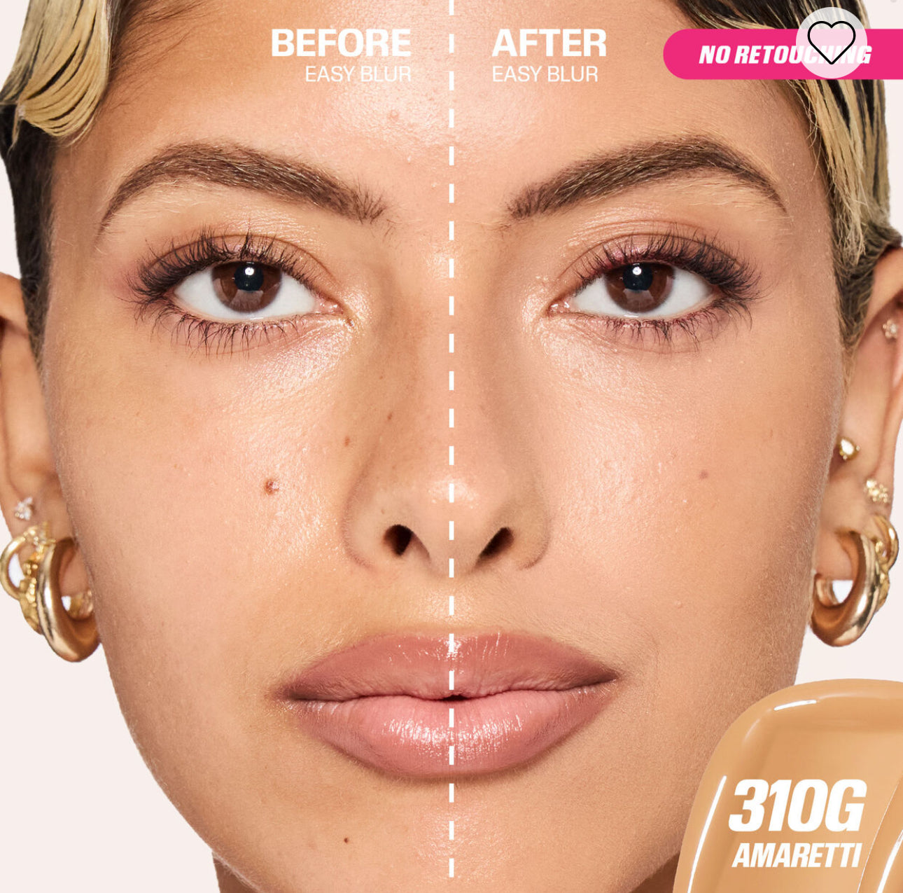 HUDA BEAUTY EASY BLUR FOUNDATION كريم الاساس من هدى بيوتي