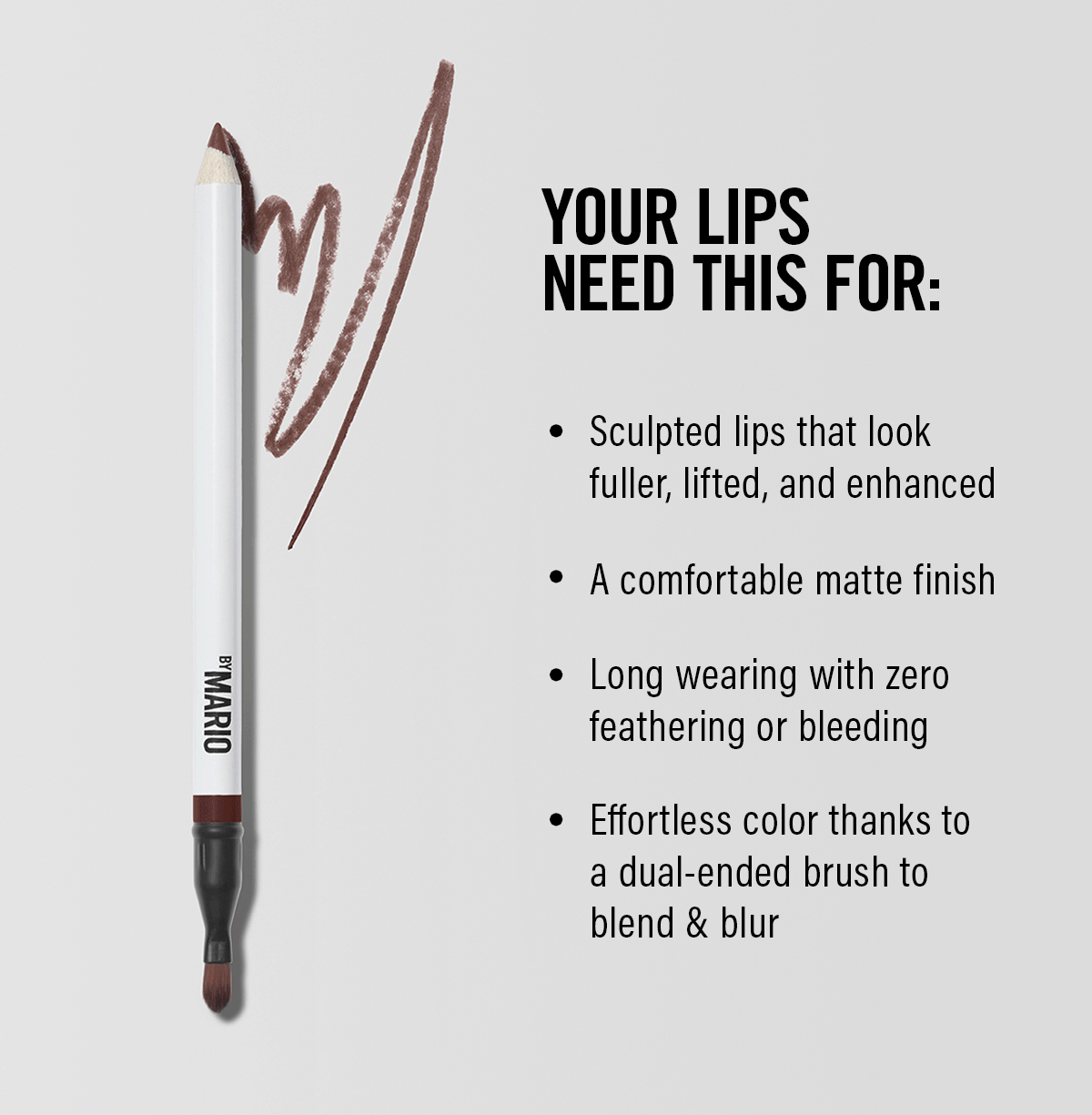 MAKEUP BY MARIO ULTRA SUEDE SCULPTING LIP PENCIL محدد الشفاخ عالي الثبات من ميك اب باي ماريو