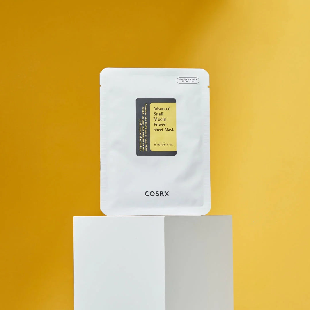 COSRX Snail Mucin Power (sheet mask) قناع الترطيب من كوزركس