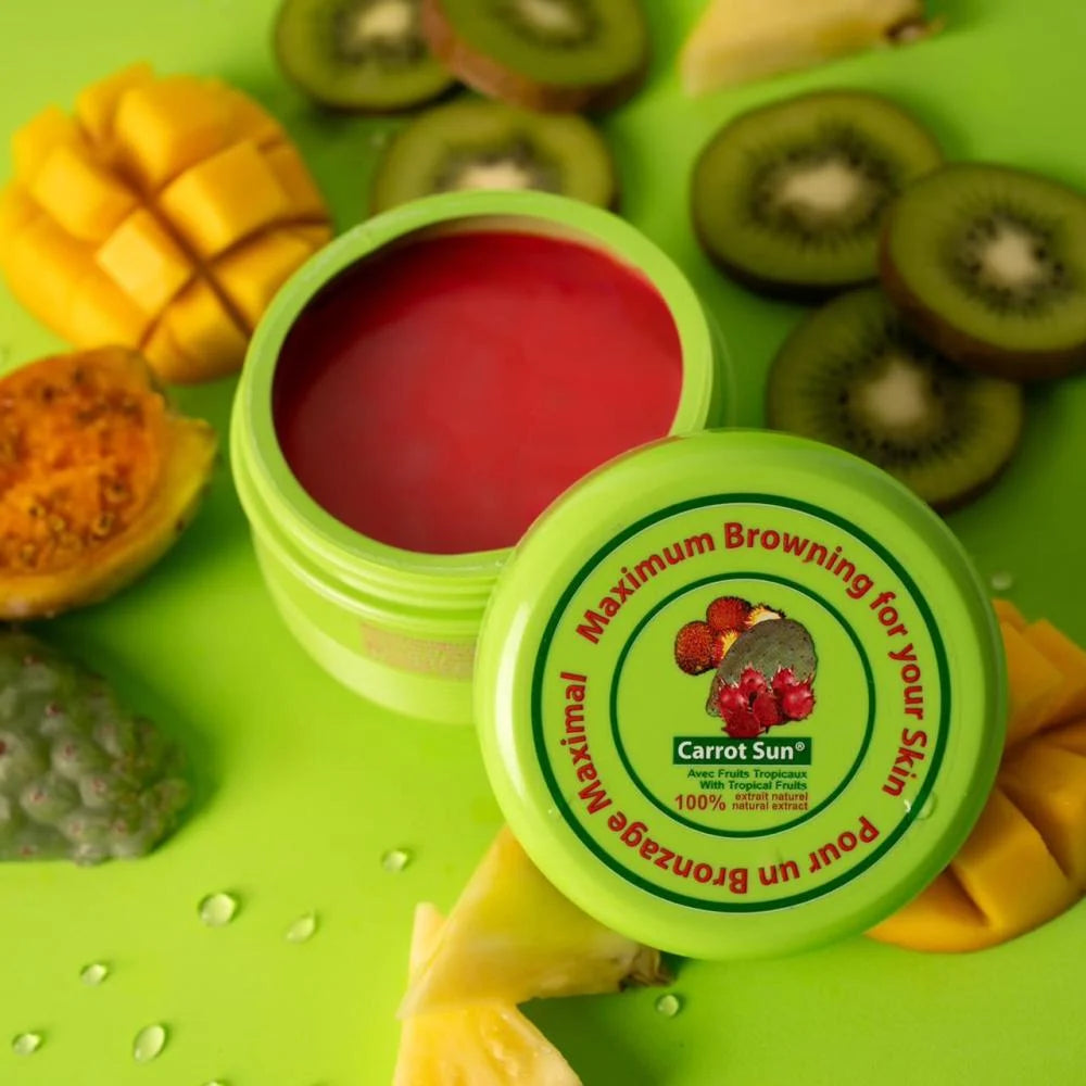 Carrot Sun Cream Tropical 350ml كريم التسمير بالفواكة الإستوائية من كاروت
