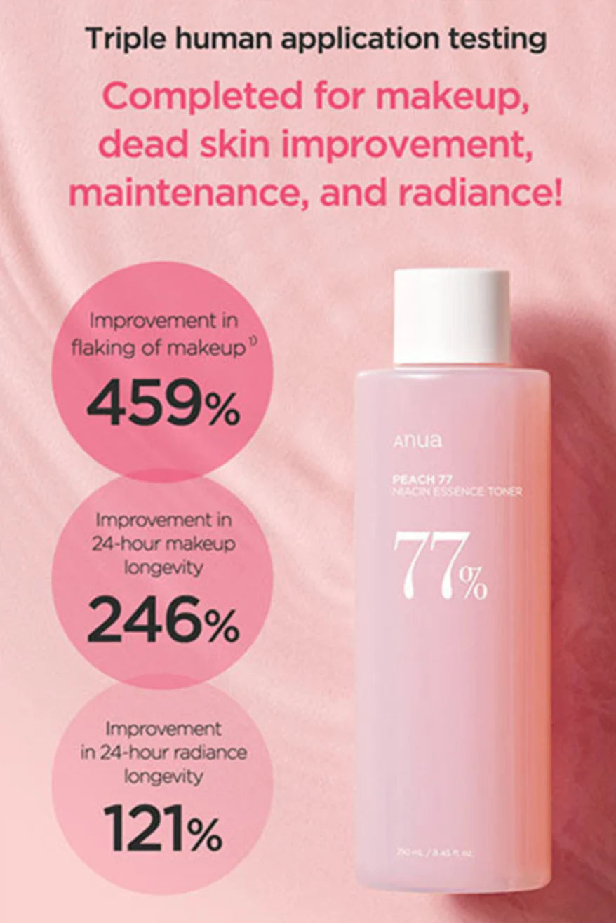 ANUA Peach 77% Niacin Essence Toner تونر مستخلص الخوخ من انوا