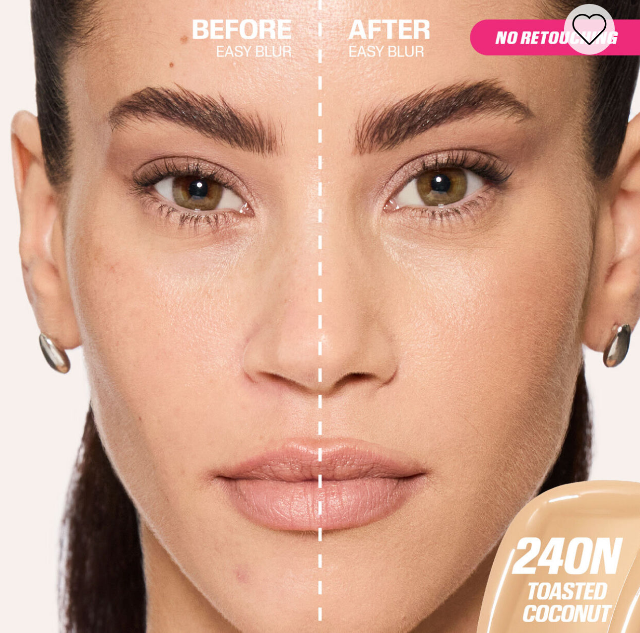 HUDA BEAUTY EASY BLUR FOUNDATION كريم الاساس من هدى بيوتي