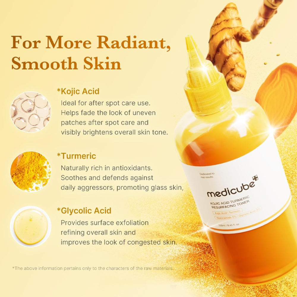 Medicube Kojic Acid Turmeric Resurfacing Toner