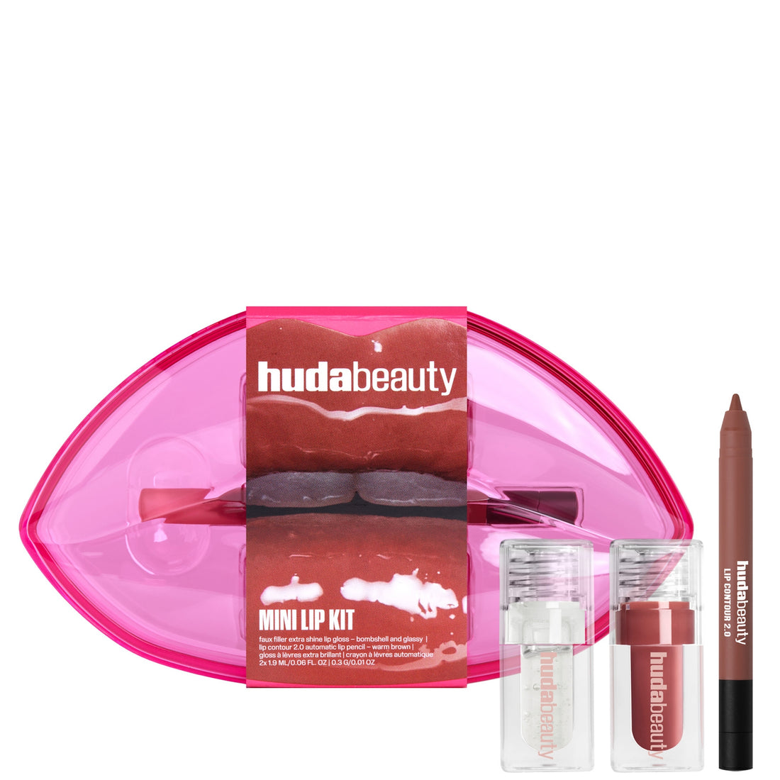 Huda Beauty Habibti Mini Lip Kit 3 Pcs