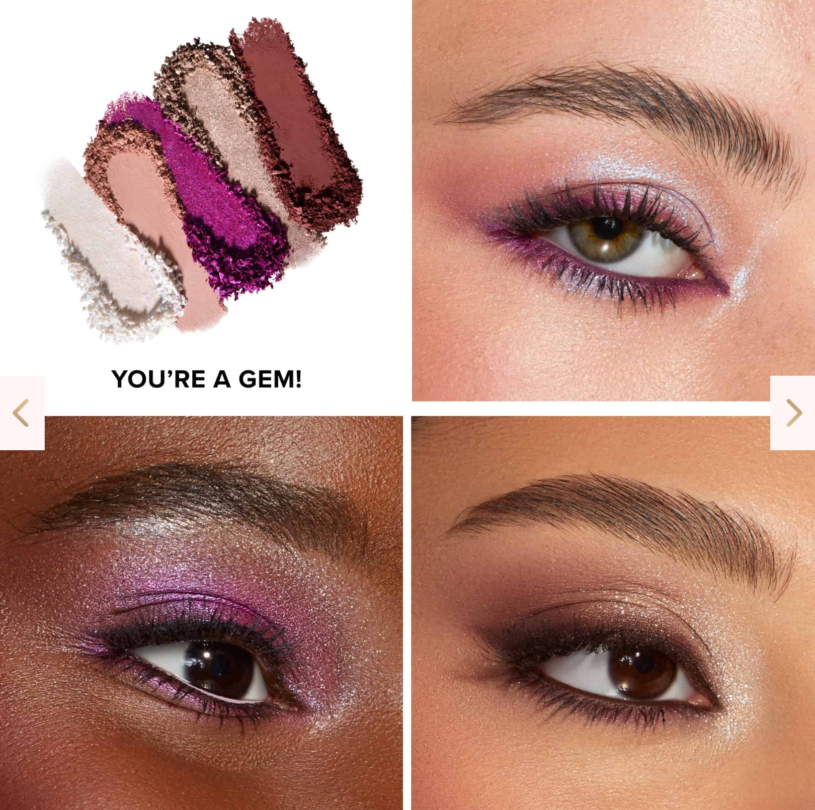 TOO FACED You’re a Gem| 3 Piece Eye Luxury Eye set مجموعة ظلال العيون والمسكارا من توو فيسد