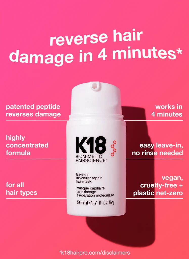 K18 Leave-In Molecular Repair Hair Mask ماسك الشعر المعالج والمرمم من