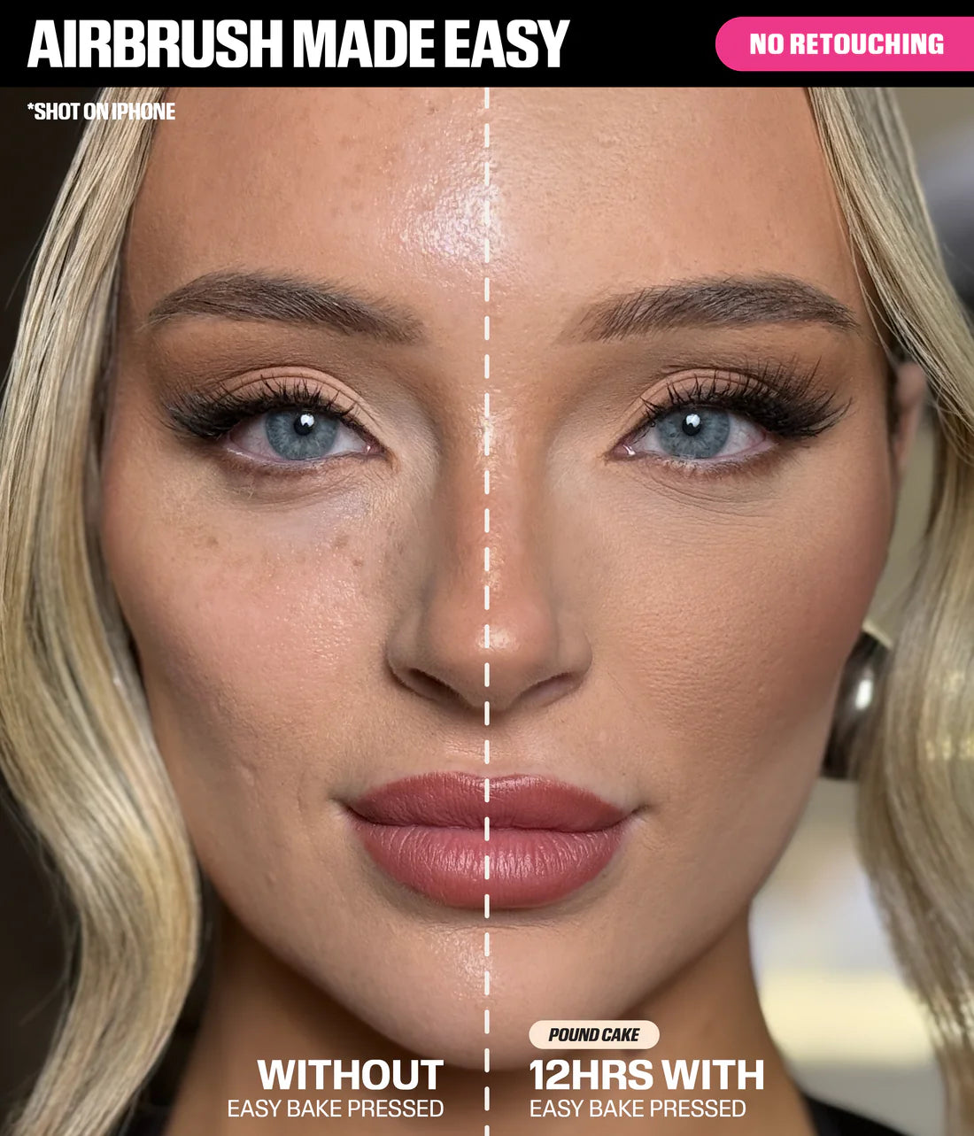 HUDA BEAUTY EASY BAKE PRESSED POWDER بودرة مضغوطة سهلة التصفيف من هدى بيوتي