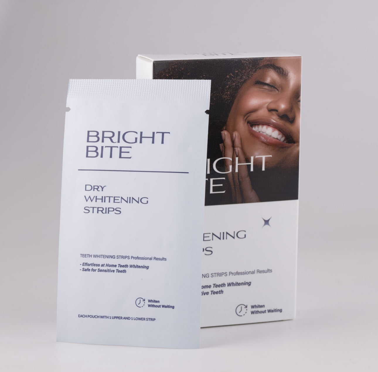 BRIGH BITE Teeth Whitening Strips شرائط تبييض الأسنان