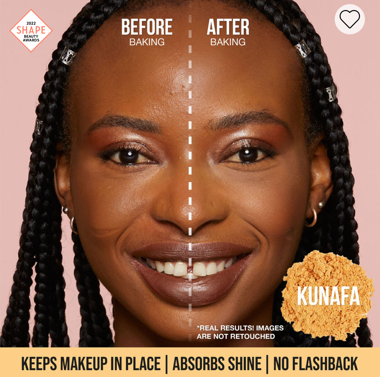 HUDA BEAUTY BABY BAKE loose baking & setting powder 6g باودر التثبيت بالحجم الصغير من هدى بيوتي