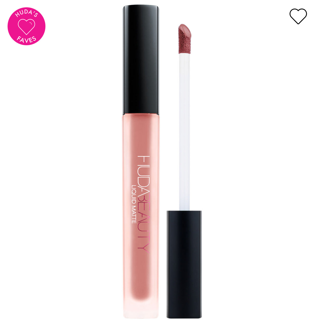 HUDA BEAUTY Liquid Matte Ultra-Comfort Transfer-Proof Lipstick طلاء للشفاه مطفي بلا لمعة من هدى بيوتي