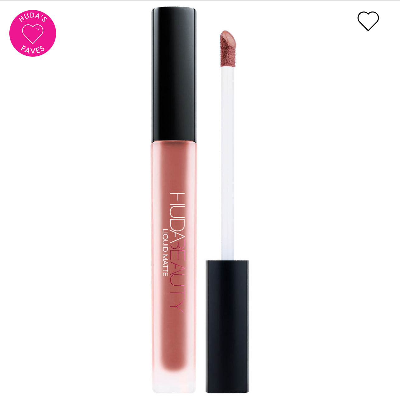HUDA BEAUTY Liquid Matte Ultra-Comfort Transfer-Proof Lipstick طلاء للشفاه مطفي بلا لمعة من هدى بيوتي