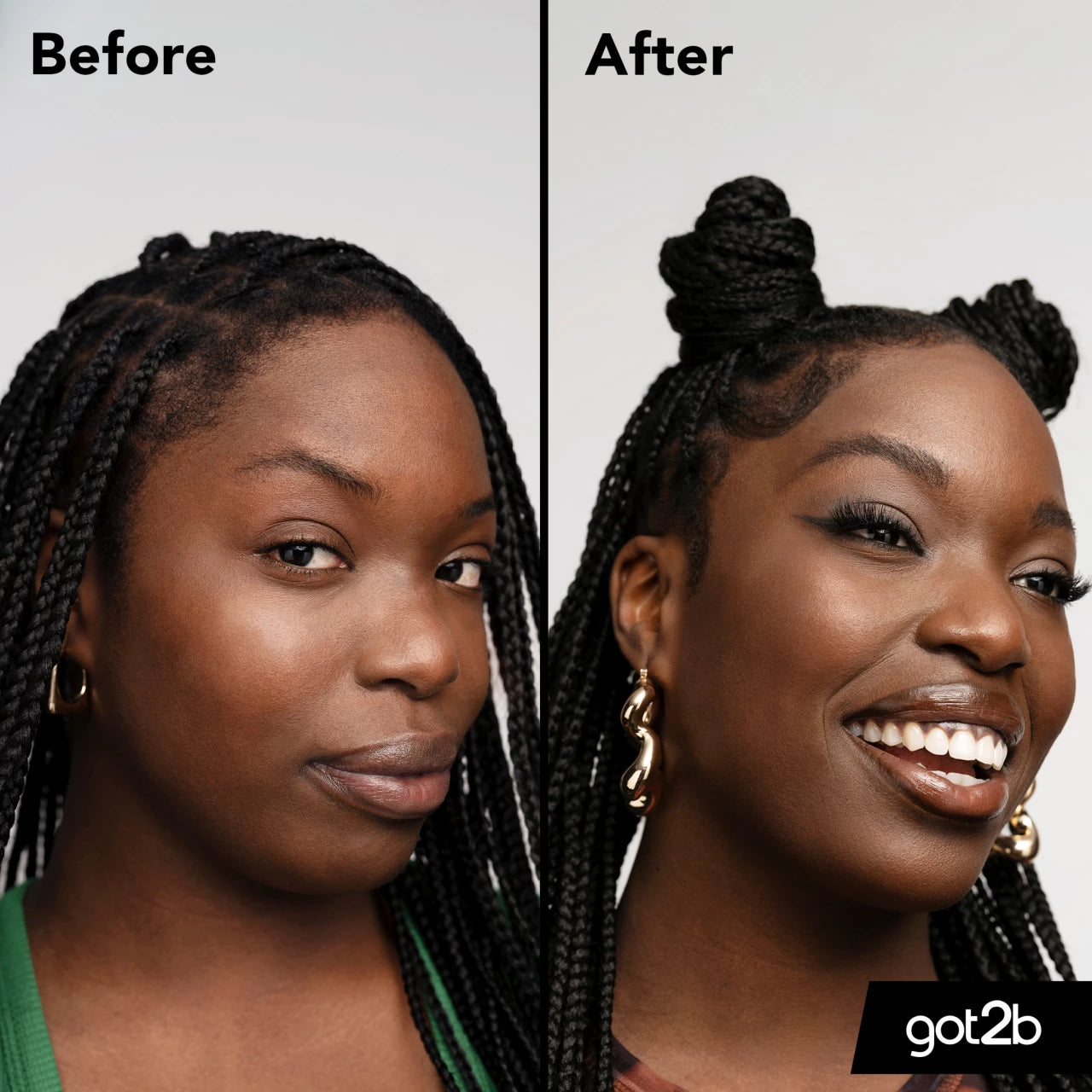 GLUED got2b 2 in 1 gel for brows & edges مثبت الحواجب الجل من جوت تو بي