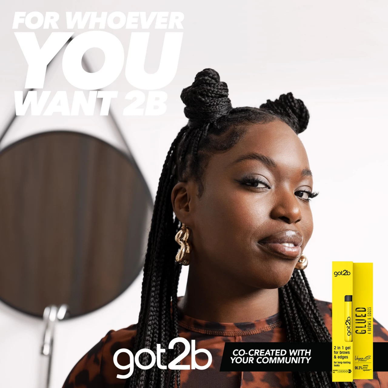 GLUED got2b 2 in 1 gel for brows & edges مثبت الحواجب الجل من جوت تو بي