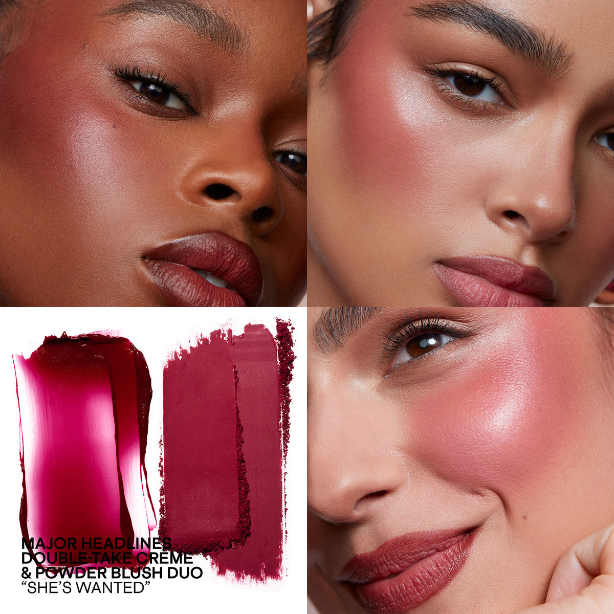 PATRICK TA MAJOR HEADLINES DOUBLE-TAKE CRÈME & POWDER BLUSH DUO طلاء الخدود الباودر والكريمي من باتريكتا