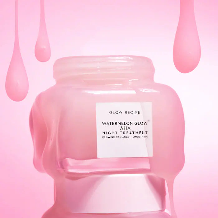 GLOW RECIPE watermelon glow AHA night treatment مرطب البطيخ الليلي من جلو ريسيبي
