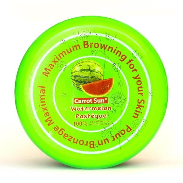 Carrot sun tanning cream with water melon كريم التسمير بالبطيخ