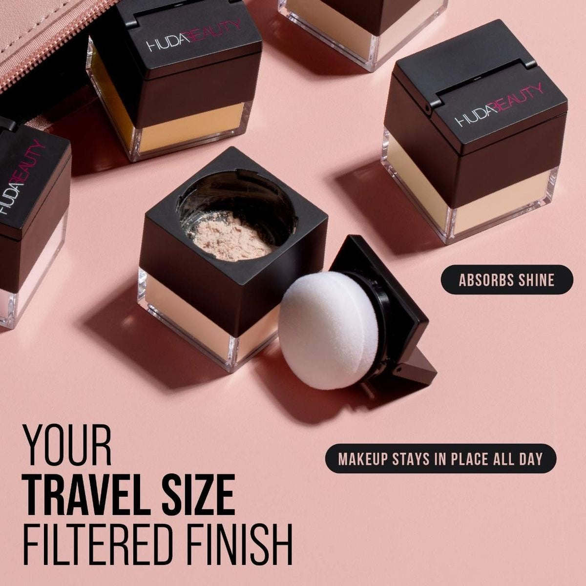 HUDA BEAUTY BABY BAKE loose baking & setting powder 6g باودر التثبيت بالحجم الصغير من هدى بيوتي