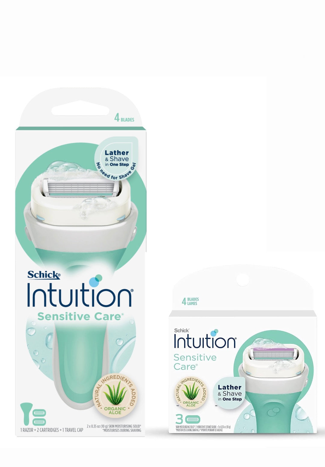 Intuition Pure Nourishment Razor ماكينة الحلاقة المغذية النقية من شيك