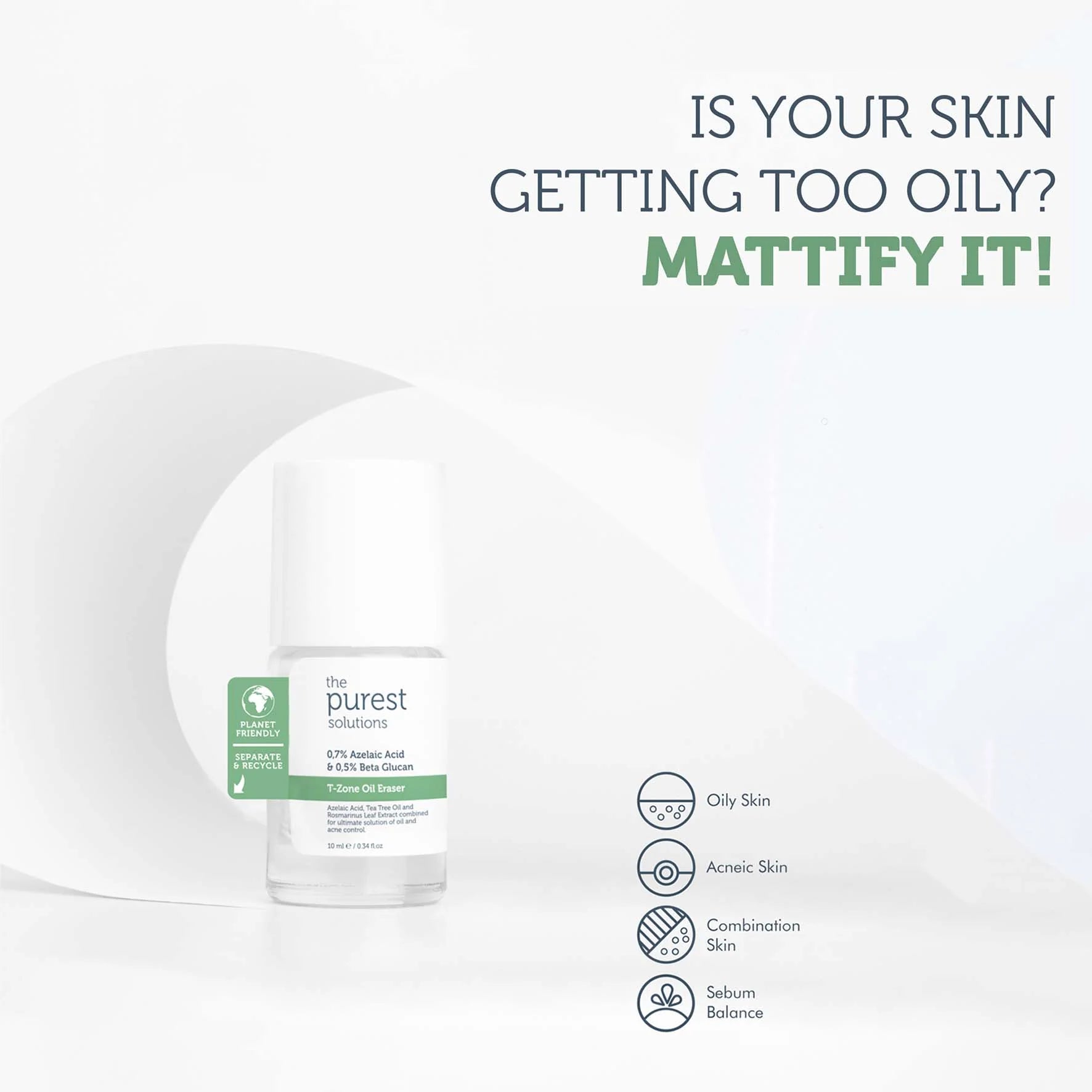 T-Zone Oil Eraser | The Purest Solutions خافي الزيوت قبل المكياج من ذا بيورست