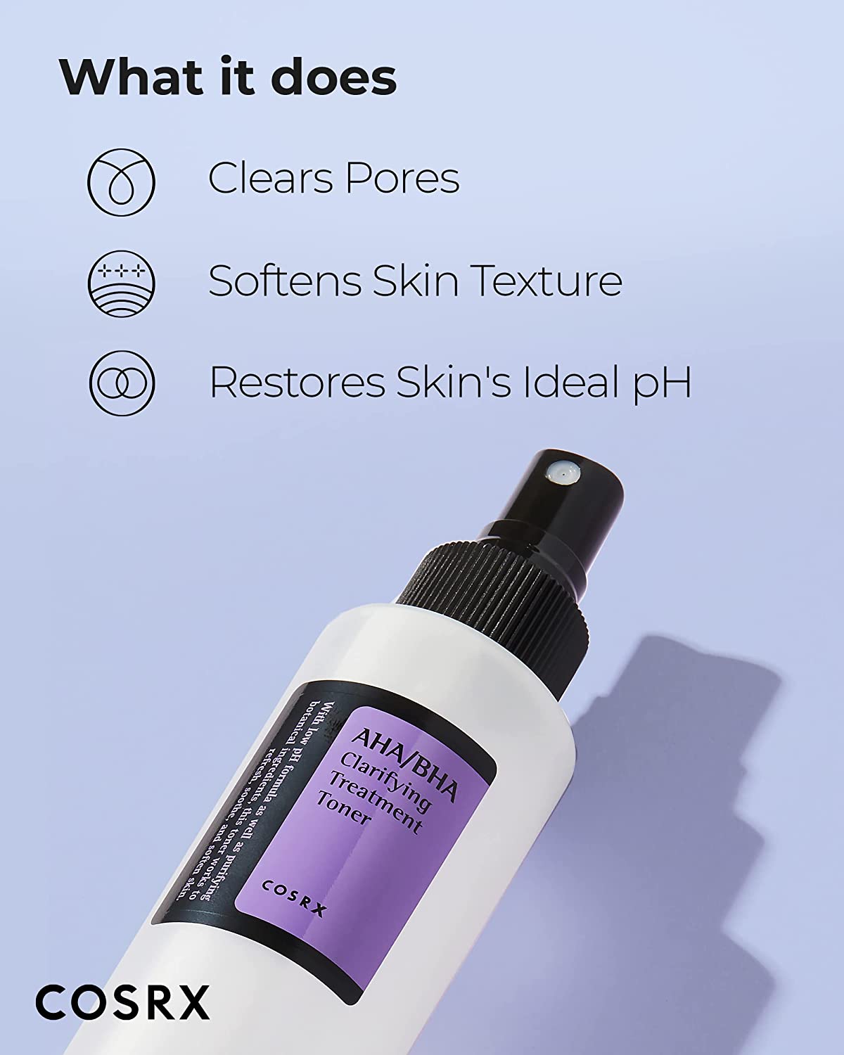 CosRx, AHA/BHA Clarifying Treatment Toner تونر التقشير من كوزركس