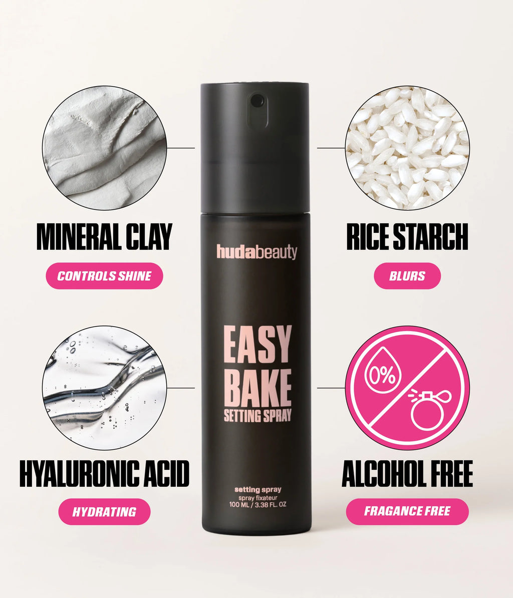 HUDA BEAUTY fixing spray 100ml مثبت مكياج هدى بيوتي