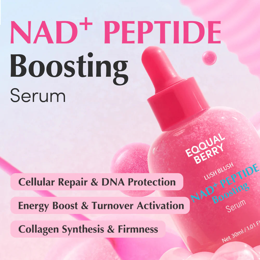 EQQUALBERRY - NAD+ Peptide Boosting Serum إيكوالبيري - سيروم مُعزز ببتيد