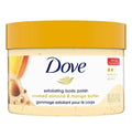 DOVE - EXFOLIATING BODY POLISH SCRUB FOR DRY SKIN WITH CRUSHED ALMOND AND MANGO BUTTER 298G